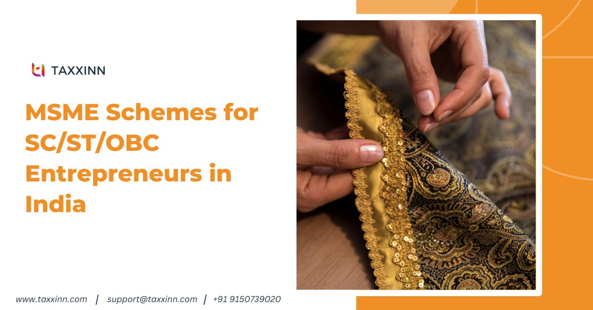 MSME Schemes for SC/ST Entrepreneurs in India.